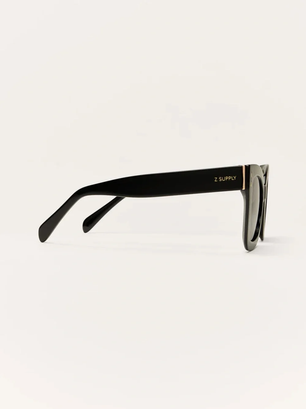 Z Supply Polarized Confidential Sunglasses- Polished Black